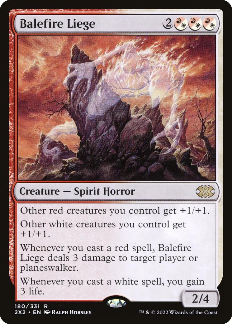 Balefire Liege (2X2-180) [Double Masters 2022] Foil MTG Single Wizards of the Coast