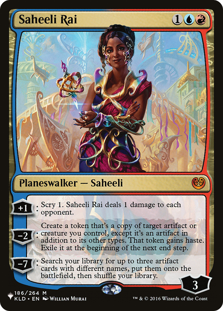 Saheeli Rai (LIST-KLD-186) [The List] MTG Single Magic: The Gathering