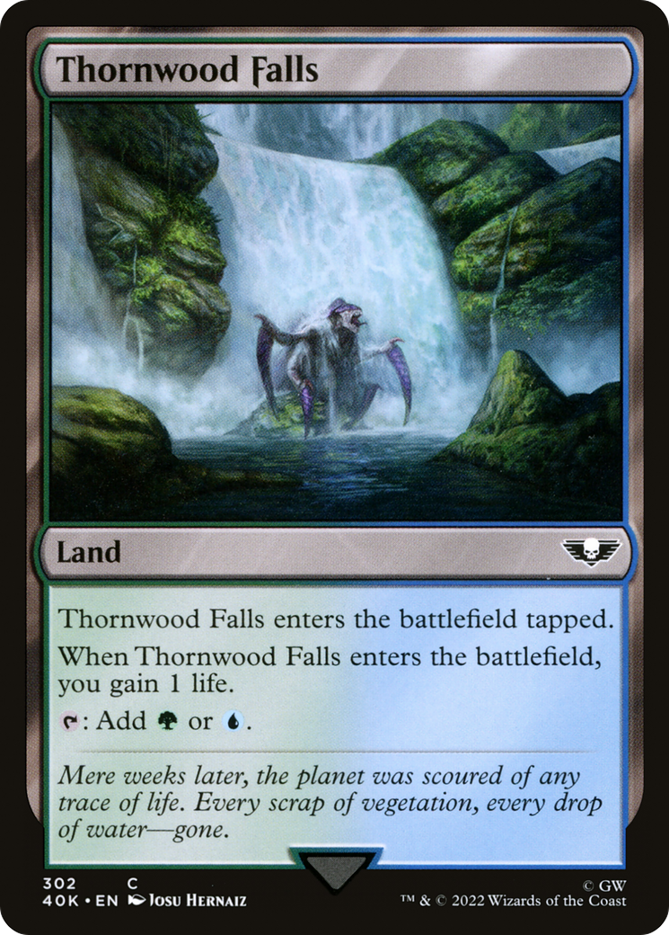 Thornwood Falls (40K-302) [Warhammer 40,000 Commander] MTG Single Wizards of the Coast