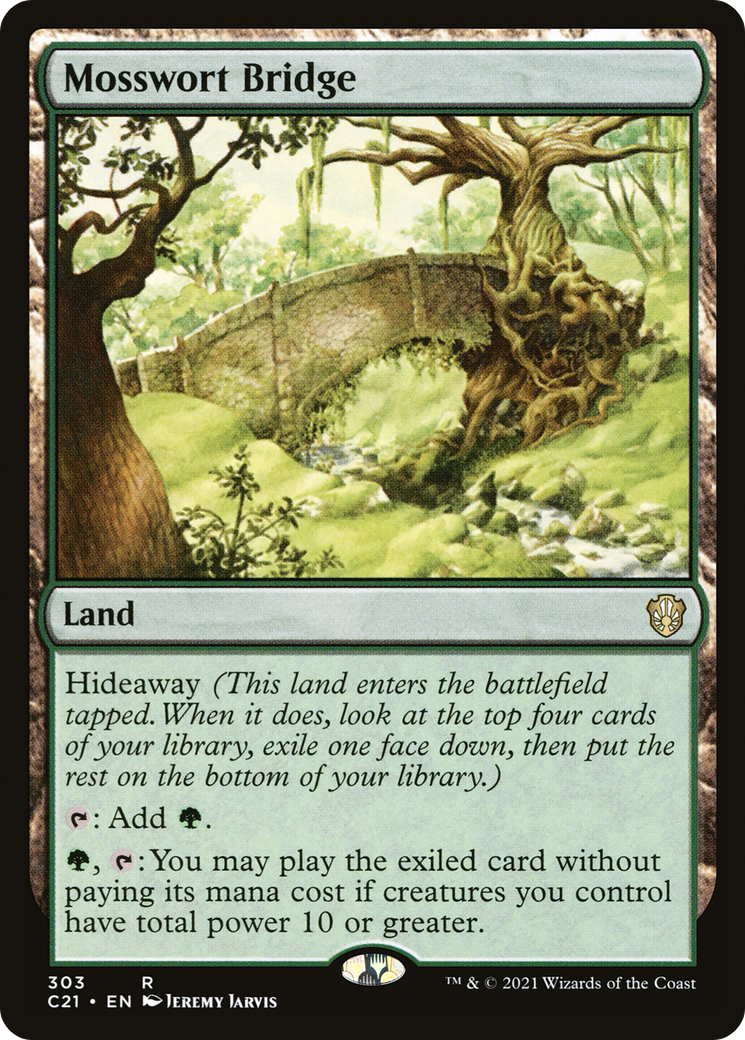 Mosswort Bridge (C21-303) [Commander 2021] MTG Single Wizards of the Coast
