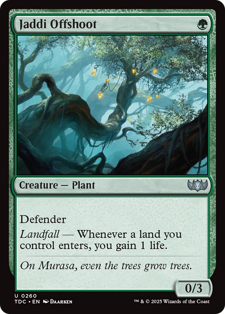 Jaddi Offshoot (TDC-260) [Commander: Tarkir: Dragonstorm] MTG Single Wizards of the Coast
