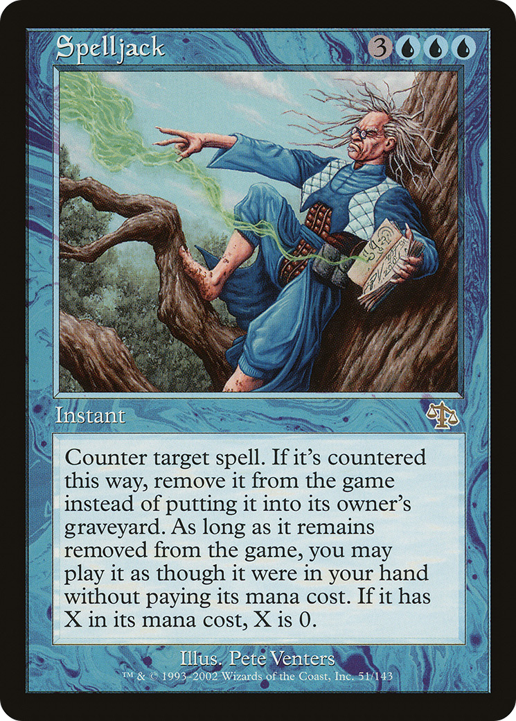 Spelljack (JUD-051) [Judgment] Foil MTG Single Wizards of the Coast