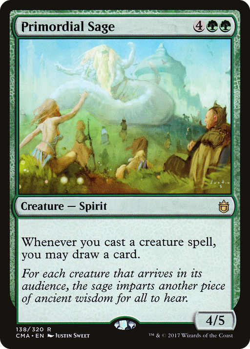 Primordial Sage (CMA-138) [Commander Anthology] MTG Single Wizards of the Coast