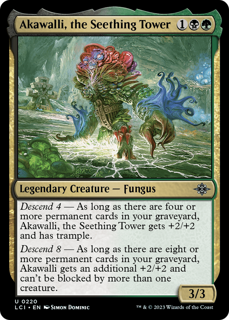 Akawalli, the Seething Tower (LCI-220) [The Lost Caverns of Ixalan] Foil MTG Single Wizards of the Coast