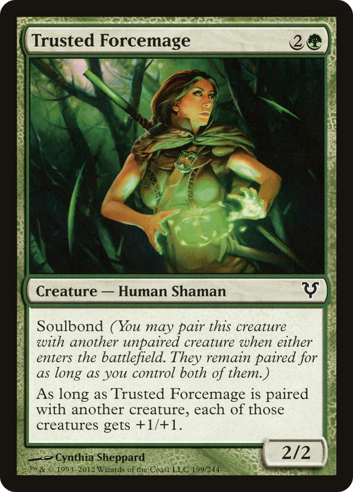 Trusted Forcemage (AVR-199) [Avacyn Restored] MTG Single Wizards of the Coast