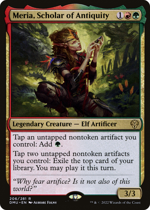 Meria, Scholar of Antiquity (DMU-206) [Dominaria United] MTG Single Wizards of the Coast