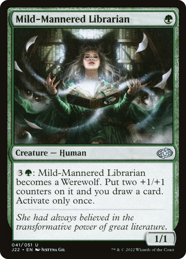 Mild-Mannered Librarian (J22-041) [Jumpstart 2022] MTG Single Wizards of the Coast