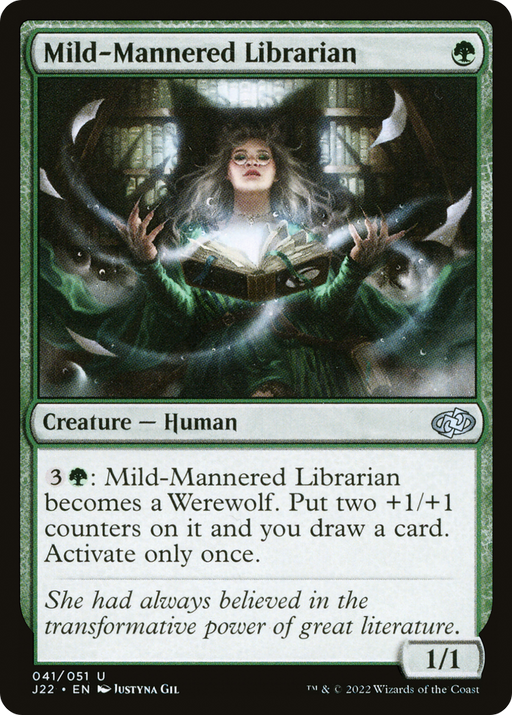 Mild-Mannered Librarian (J22-041) [Jumpstart 2022] MTG Single Wizards of the Coast