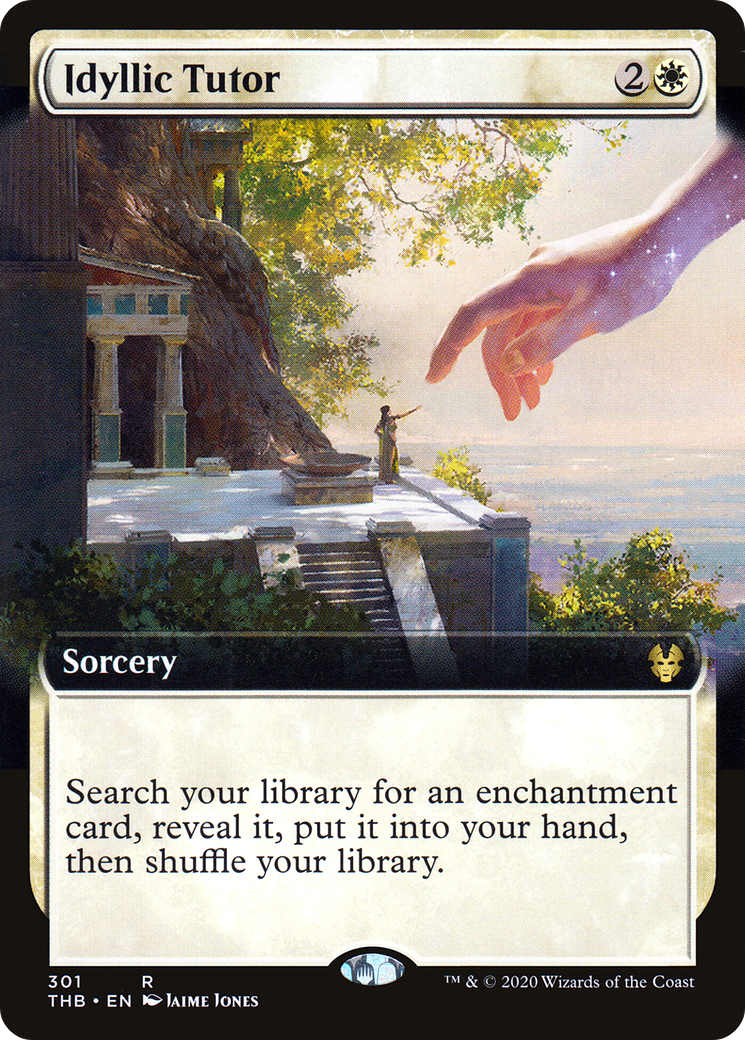 Idyllic Tutor (THB-301) [Theros Beyond Death] (Extended Art) Foil MTG Single Wizards of the Coast
