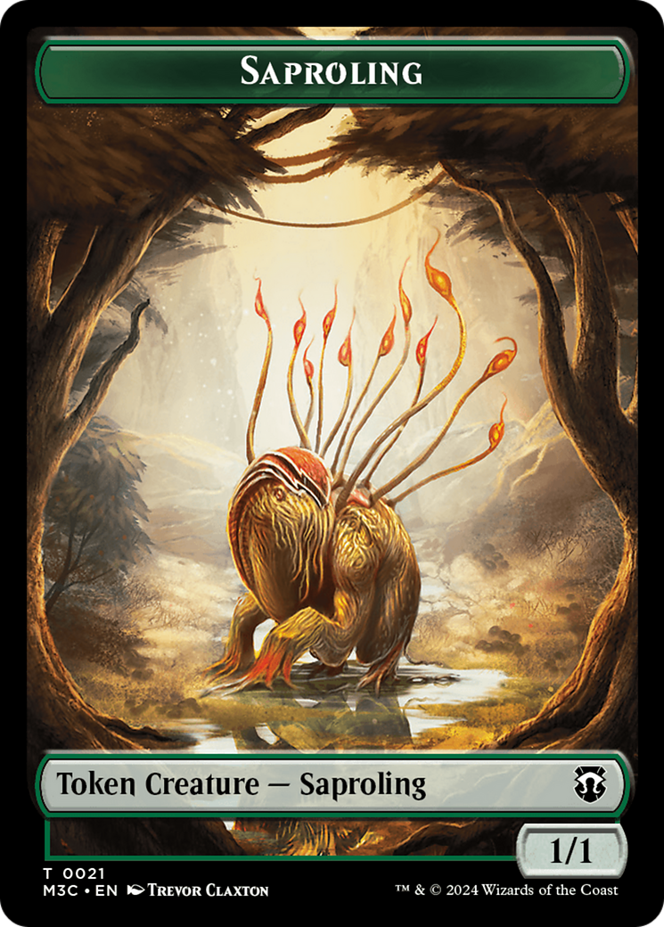 Saproling (TM3C-021) [Tokens] Modern Horizons 3 Commander Tokens MTG Single Wizards of the Coast