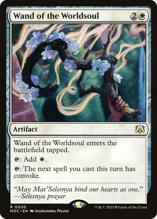 Wand of the Worldsoul (MOC-020) [March of the Machine Commander] MTG Single Wizards of the Coast