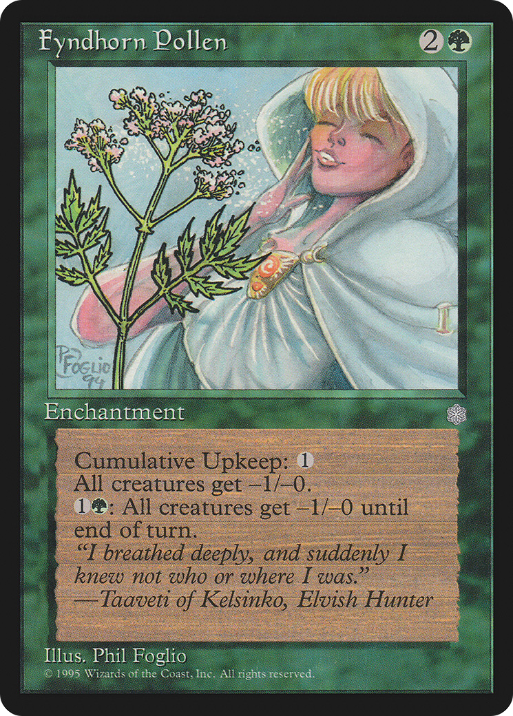 Fyndhorn Pollen (ICE-245) [Ice Age] MTG Single Wizards of the Coast