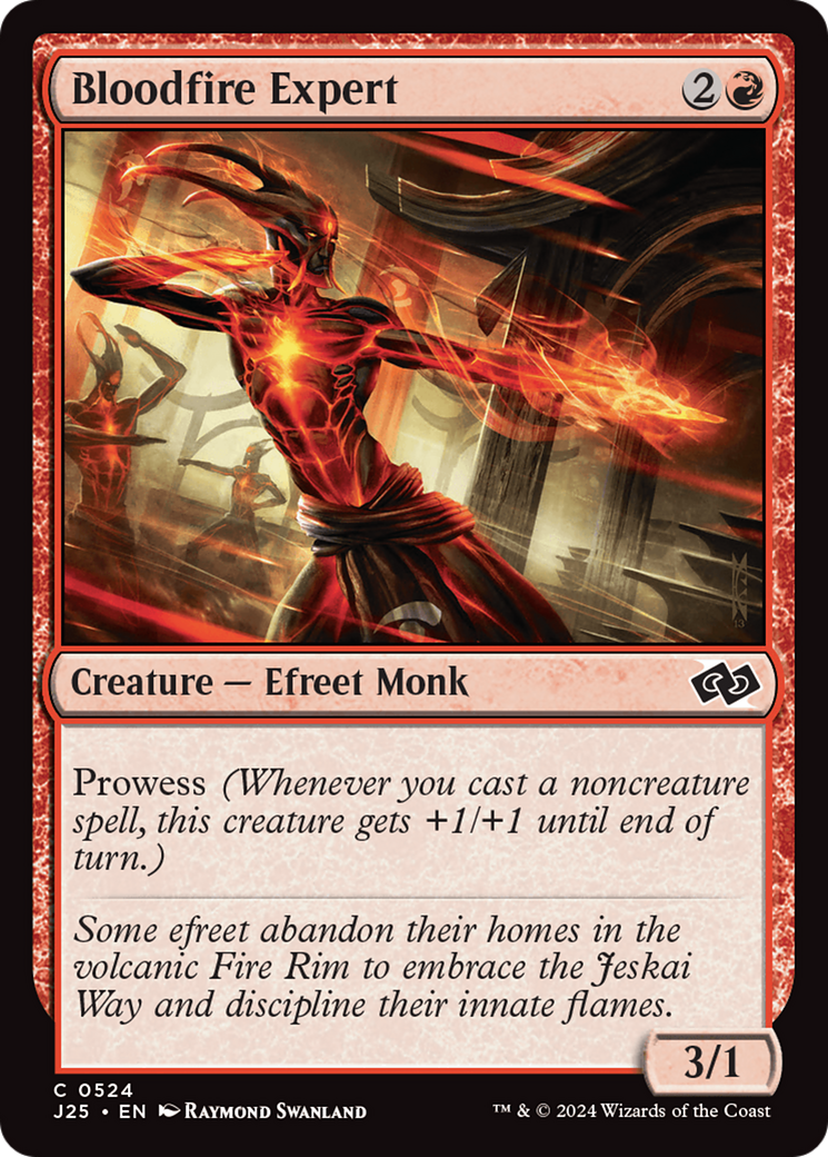 Bloodfire Expert (J25-524) [Foundations Jumpstart] MTG Single Wizards of the Coast