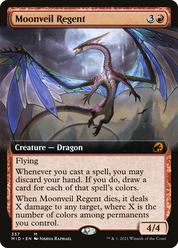 Moonveil Regent (MID-357) [Innistrad: Midnight Hunt] (Extended Art) Foil MTG Single Wizards of the Coast