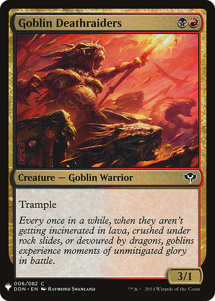 Goblin Deathraiders (LIST-006) [Mystery Booster] The List MTG Single Wizards of the Coast