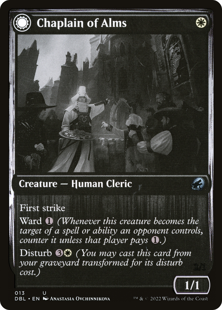 Chaplain of Alms (DBL-013) [Innistrad: Double Feature] MTG Single Wizards of the Coast
