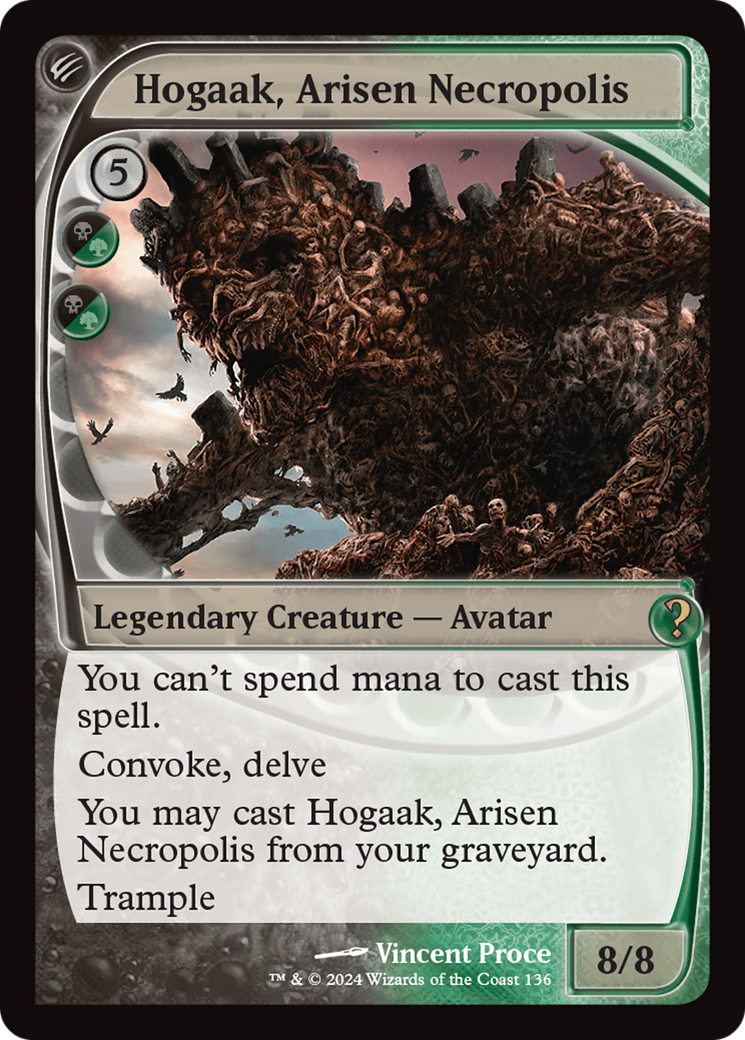 Hogaak, Arisen Necropolis (Future Sight) (MB2-136) [Mystery Booster] Mystery Booster 2 MTG Single Wizards of the Coast