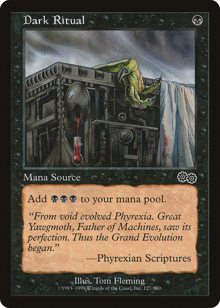 Dark Ritual (USG-127) [Urza's Saga] MTG Single Wizards of the Coast