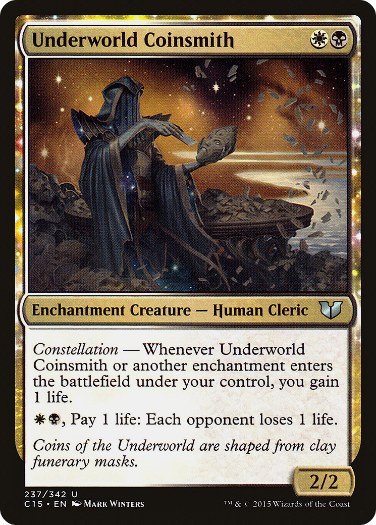 Underworld Coinsmith (C15-237) [Commander 2015] MTG Single Wizards of the Coast