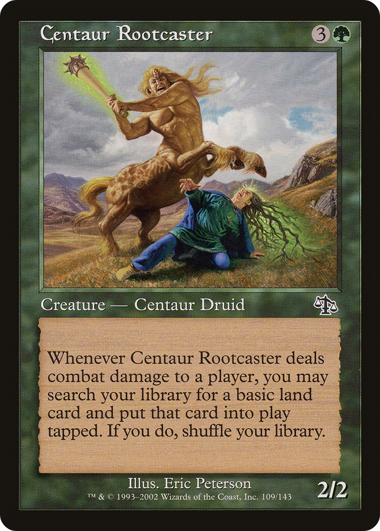 Centaur Rootcaster (JUD-109) [Judgment] MTG Single Wizards of the Coast