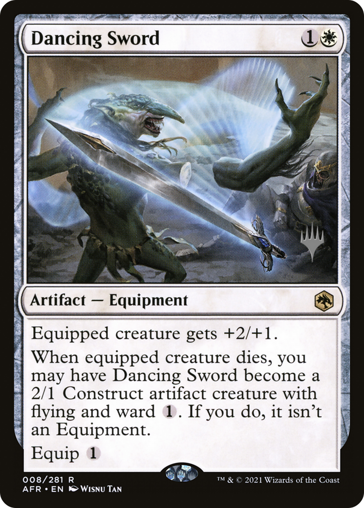 Dancing Sword (PPAFR-008) [Adventures in the Forgotten Realms Promos] MTG Single Wizards of the Coast