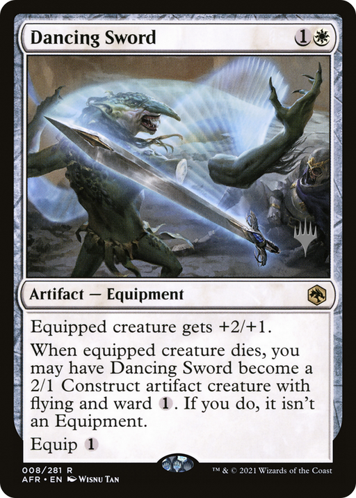 Dancing Sword (PPAFR-008) [Adventures in the Forgotten Realms Promos] MTG Single Wizards of the Coast