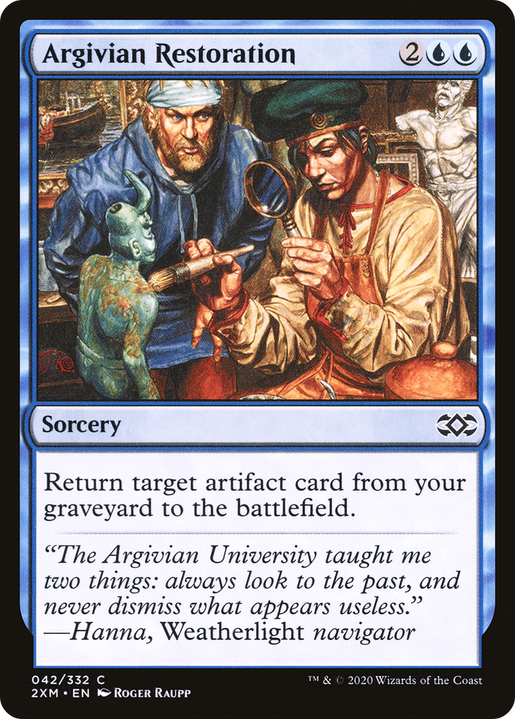 Argivian Restoration (2XM-042) [Double Masters] MTG Single Wizards of the Coast