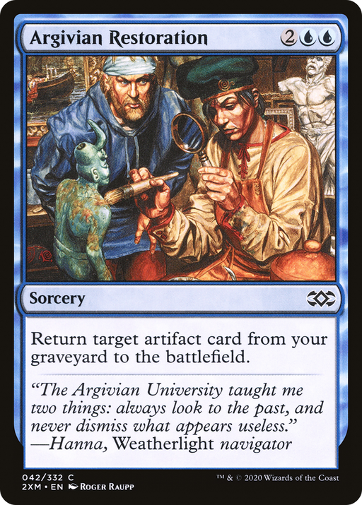 Argivian Restoration (2XM-042) [Double Masters] MTG Single Wizards of the Coast