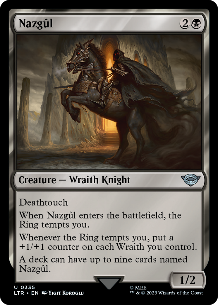 Nazgul (0335) (LTR-335) [The Lord of the Rings: Tales of Middle-earth] MTG Single Wizards of the Coast