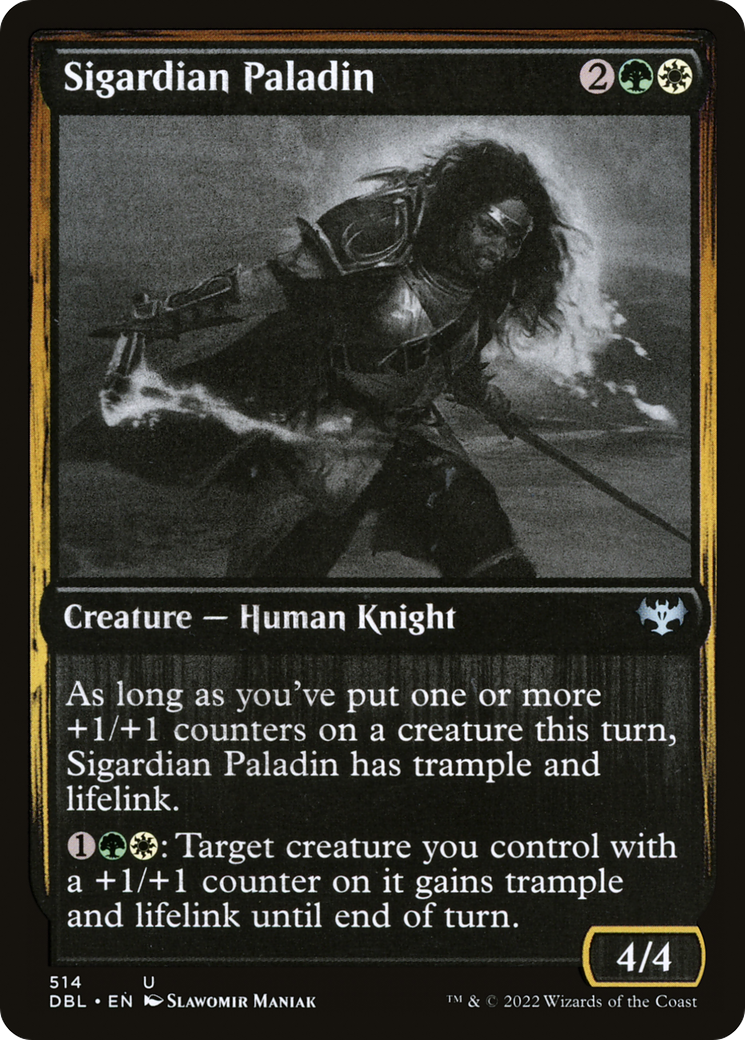 Sigardian Paladin (DBL-514) [Innistrad: Double Feature] MTG Single Wizards of the Coast