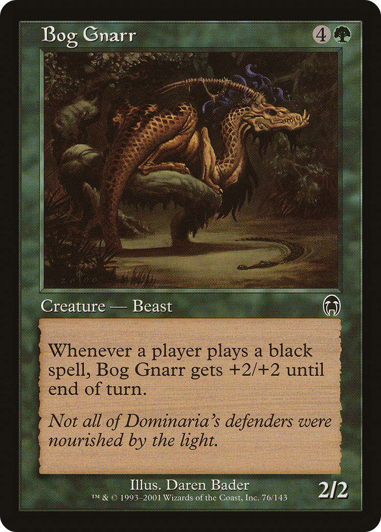 Bog Gnarr (APC-076) [Apocalypse] Foil MTG Single Wizards of the Coast
