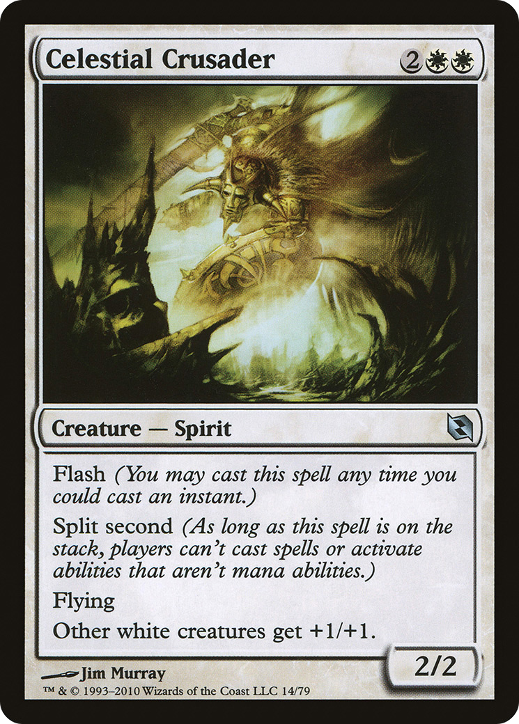 Celestial Crusader (DDF-014) [Misc] Duel Decks: Elspeth vs. Tezzeret MTG Single Wizards of the Coast