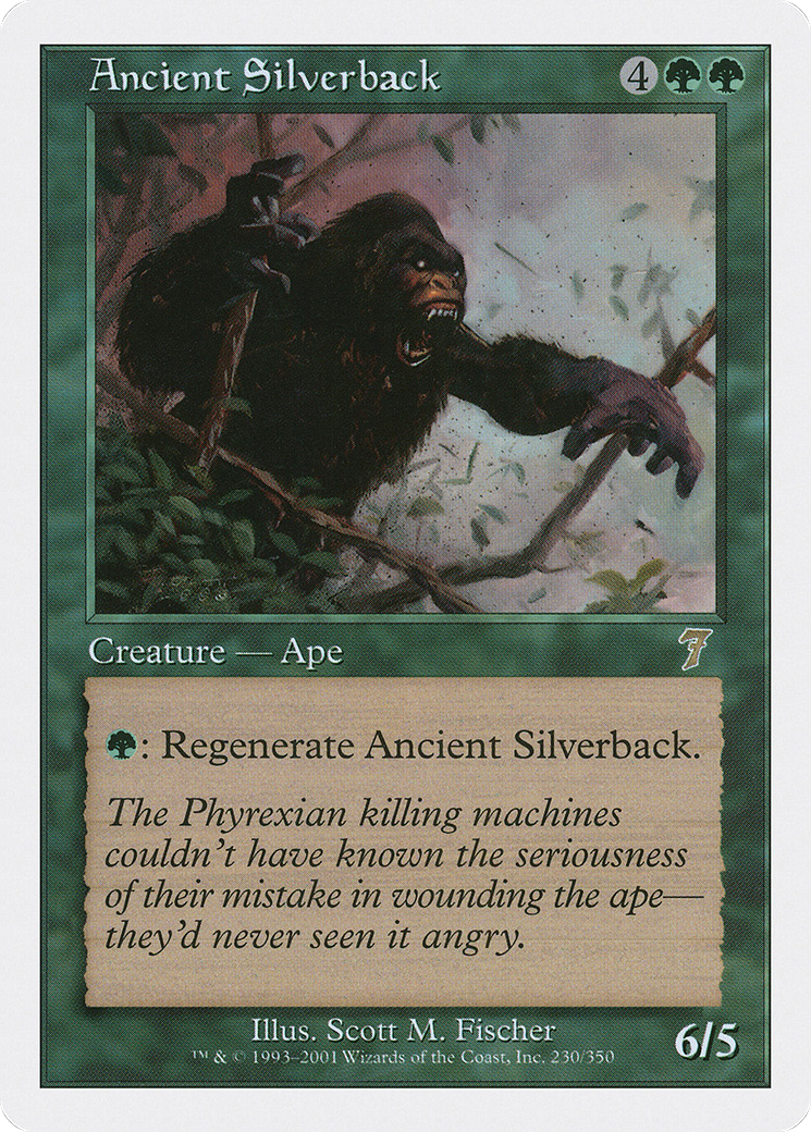 Ancient Silverback (7ED-230) [7th Edition] Foil MTG Single Wizards of the Coast