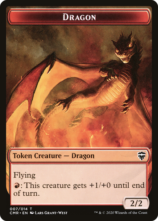 Dragon Token (CMR-007) [Tokens] Commander Legends Tokens MTG Single Wizards of the Coast