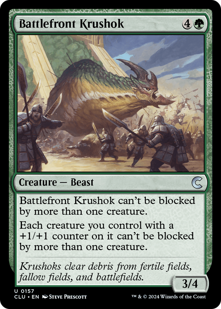Battlefront Krushok (CLU-157) [Ravnica: Clue Edition] MTG Single Wizards of the Coast