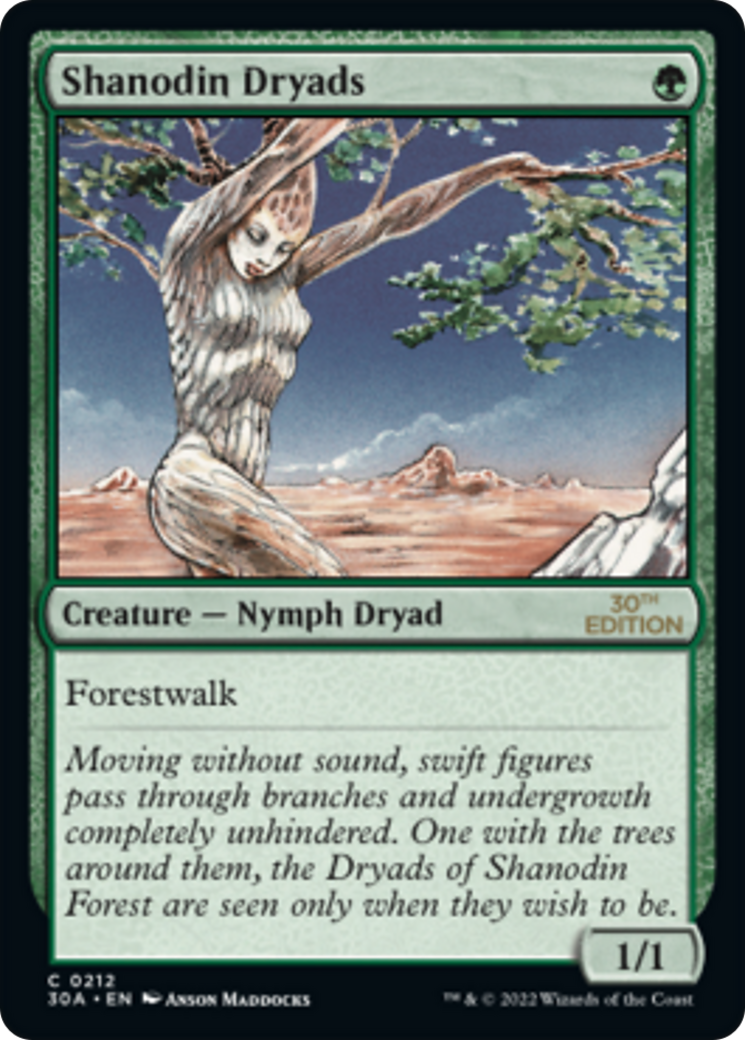 Shanodin Dryads (30A-212) [30th Anniversary Edition] MTG Single Wizards of the Coast