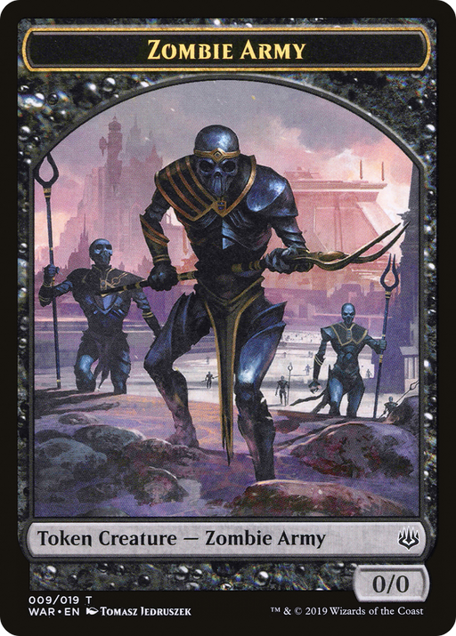 Zombie Army Token (009) (WAR-009) [Tokens] War of the Spark Tokens MTG Single Wizards of the Coast