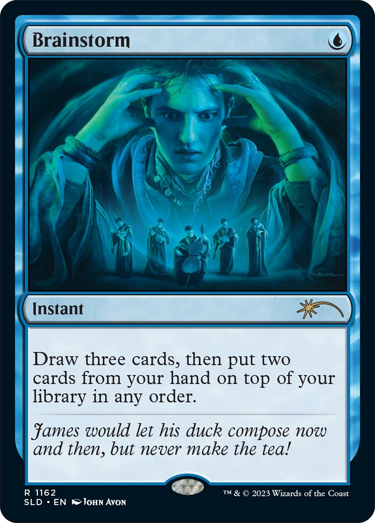Brainstorm (1162) (SLD-1162) [Secret Lair] Drop MTG Single Wizards of the Coast
