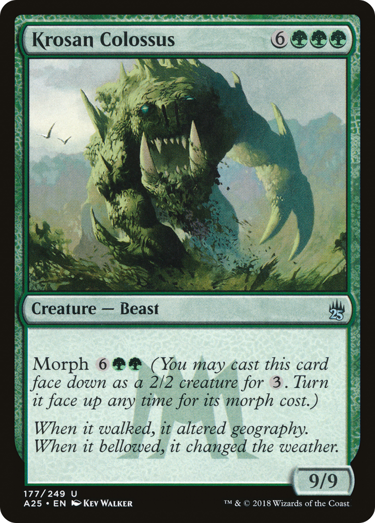 Krosan Colossus (A25-177) [Masters 25] MTG Single Wizards of the Coast