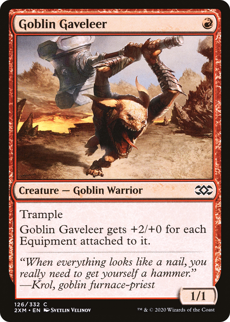 Goblin Gaveleer (2XM-126) [Double Masters] MTG Single Wizards of the Coast