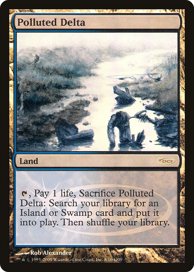 Polluted Delta (JDG-008) [Misc] Judge Gift Cards 2009 Foil MTG Single Wizards of the Coast