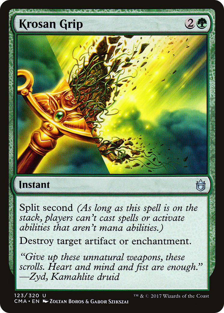 Krosan Grip (CMA-123) [Commander Anthology] MTG Single Wizards of the Coast