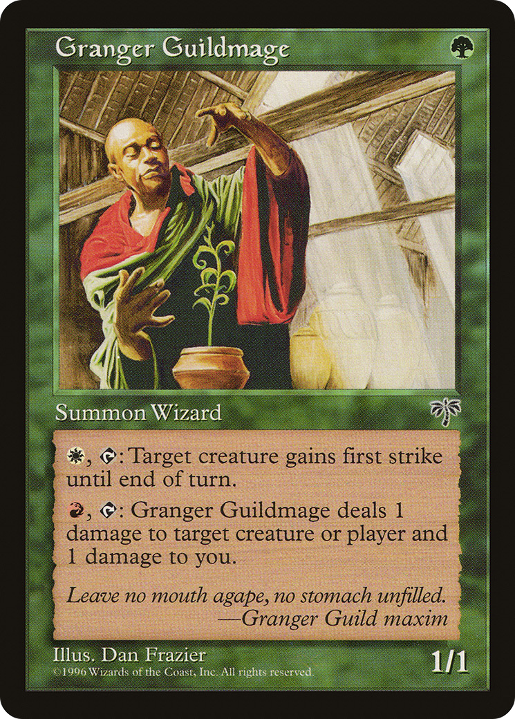 Granger Guildmage (MIR-) [Mirage] MTG Single Wizards of the Coast