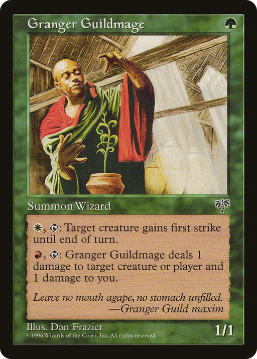 Granger Guildmage (MIR-) [Mirage] MTG Single Wizards of the Coast