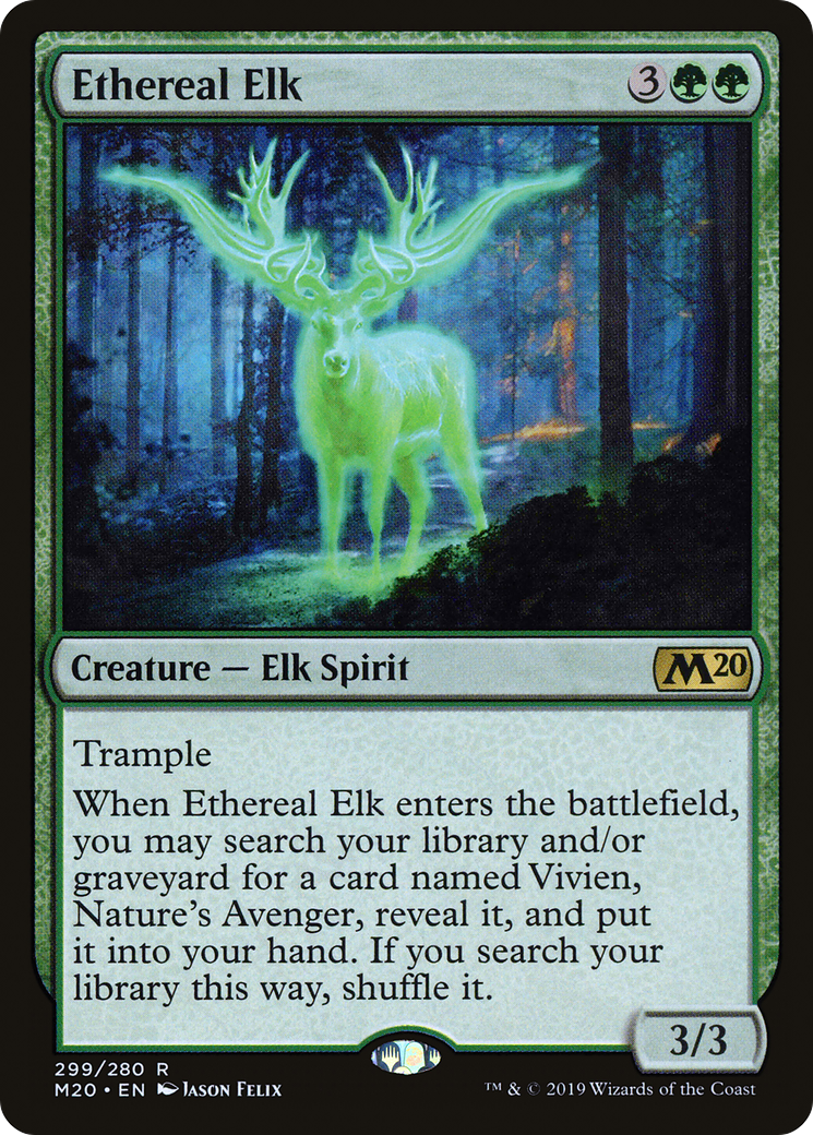 Ethereal Elk (M20-299) [Core Set 2020] MTG Single Wizards of the Coast