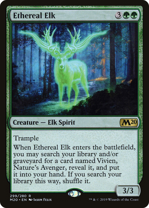 Ethereal Elk (M20-299) [Core Set 2020] MTG Single Wizards of the Coast