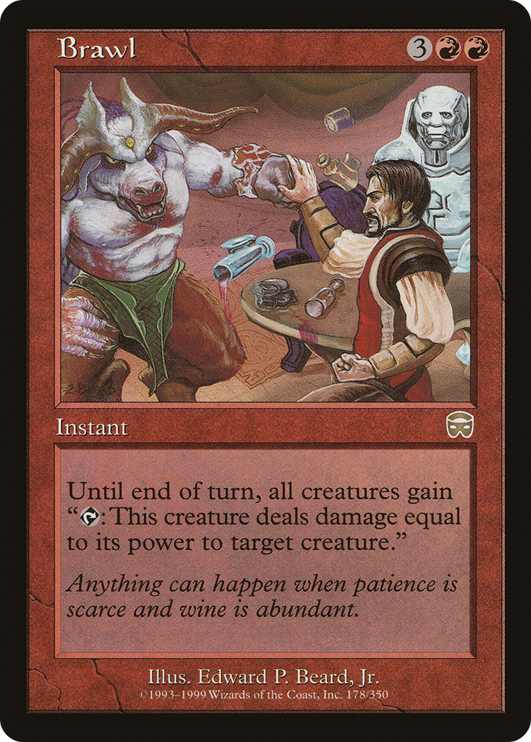 Brawl (MMQ-178) [Mercadian Masques] Foil MTG Single Wizards of the Coast