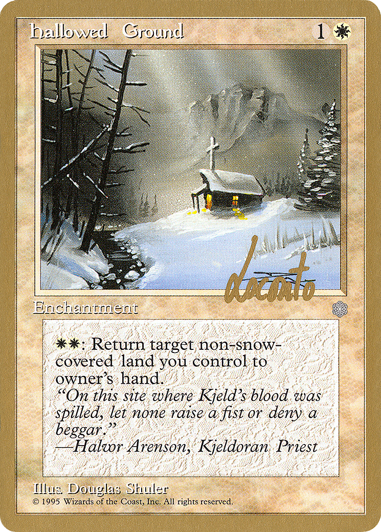 Hallowed Ground (WCD-ML29) [Misc] Pro Tour Collector Set MTG Single Wizards of the Coast