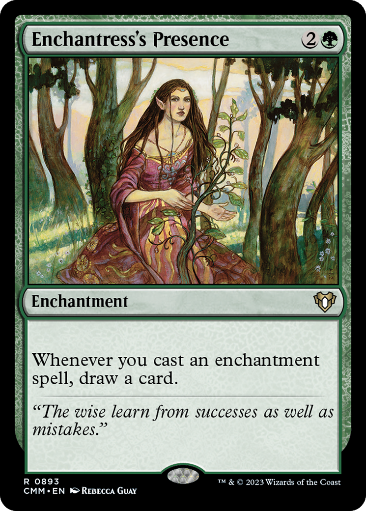Enchantress's Presence (CMM-893) [Commander Masters] MTG Single Wizards of the Coast