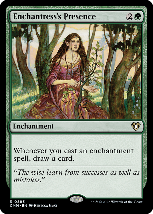 Enchantress's Presence (CMM-893) [Commander Masters] MTG Single Wizards of the Coast